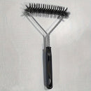 Escova de aço inoxidável para limpeza de grelha de churrasco. Presente perfeito!