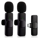 1 Microfone de Lapela sem fio, com captação 360º de longo alcance compatível com Android Usb Tipo C