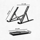 Suporte Notebook Ajustável Base Tablet Netbook Ergonômico Do