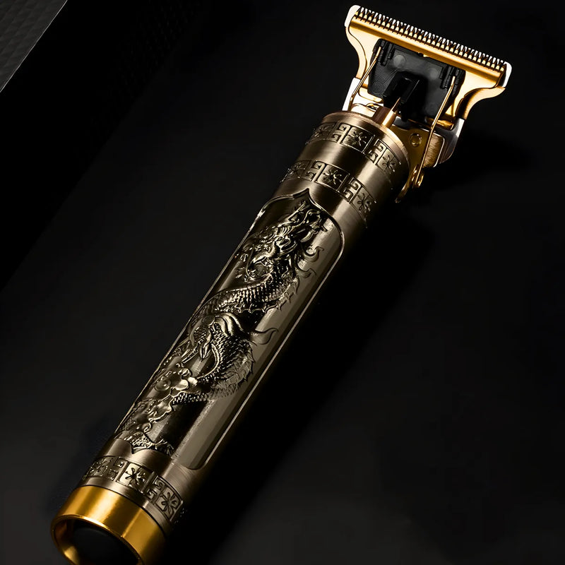 Máquina de Barbear e Cortar Cabelo Profissional Recarregável