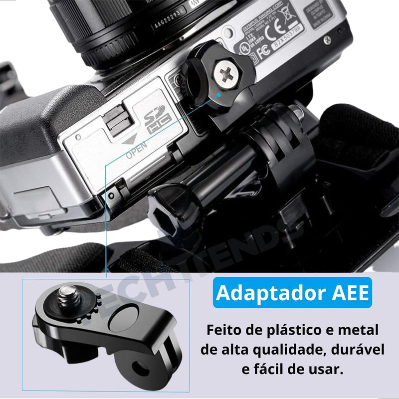 Suporte Peitoral Para Celular e Câmeras