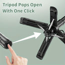 Mini bastão de selfie portátil multifuncional sem fio para viagens, vlogs, EAD, e muito mais