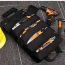 Bolsa organizadora de ferramentas pesadas, super resistente e à prova d’ água. Equipamento de segurança industrial durável, portátil e elegante com vários compartimentos.
