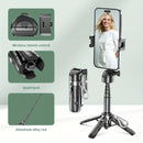 Mini bastão de selfie portátil multifuncional sem fio para viagens, vlogs, EAD, e muito mais