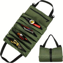 Bolsa organizadora de ferramentas pesadas, super resistente e à prova d’ água. Equipamento de segurança industrial durável, portátil e elegante com vários compartimentos.