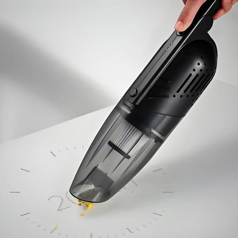 Aspirador de Pó Sem Fio Portátil para Casa e Carro