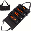 Bolsa organizadora de ferramentas pesadas, super resistente e à prova d’ água. Equipamento de segurança industrial durável, portátil e elegante com vários compartimentos.