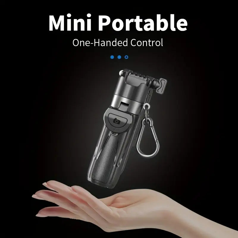 Mini bastão de selfie portátil multifuncional sem fio para viagens, vlogs, EAD, e muito mais