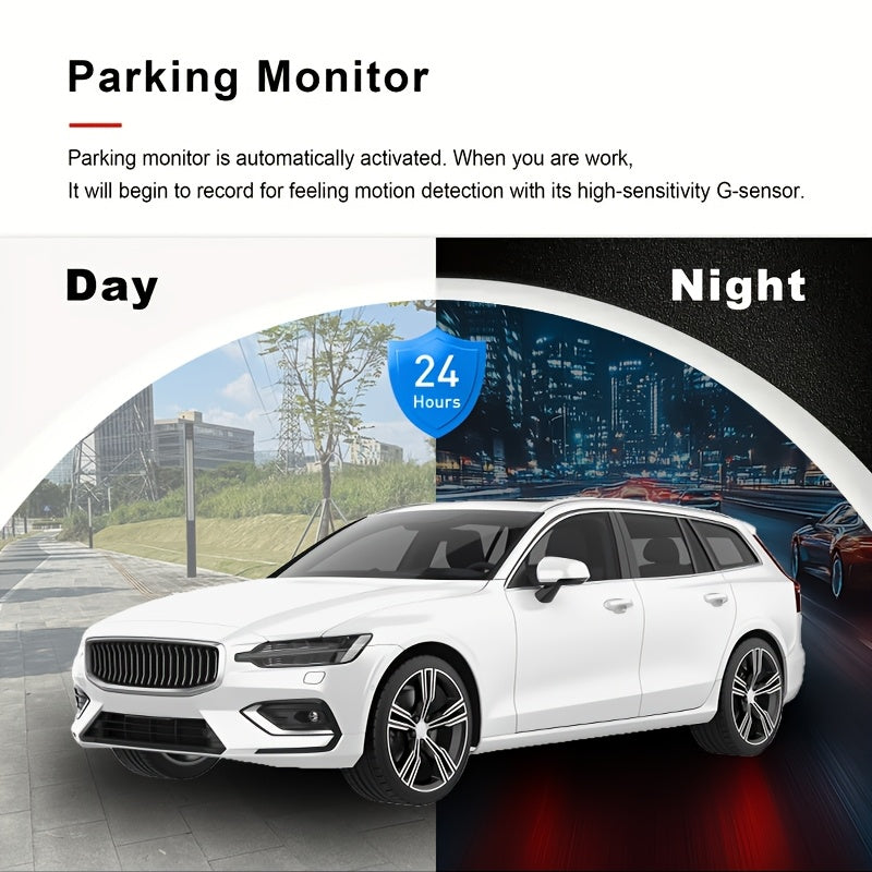 Câmera Automotiva Dupla Noturna ZKCAMSP. Câmera externa Full HD e interna HD, sensor de movimento, visão noturna de até 170º e gravação contínua.